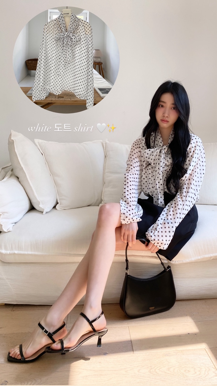 BOHEME韓國東大門直郵女士新品26春夏職業熱賣襯衫蕾絲衫BOHEME襯衫/蕾絲衫