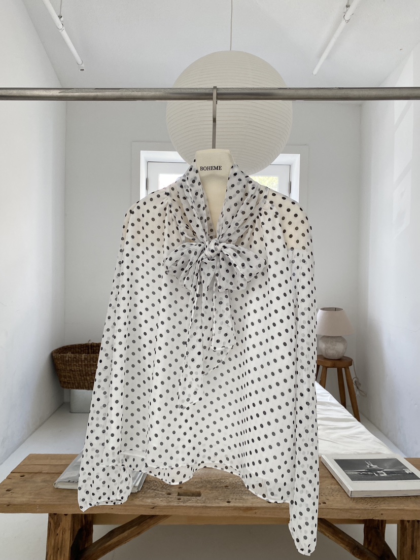 BOHEME韓國東大門直郵女士新品26春夏職業熱賣襯衫蕾絲衫BOHEME襯衫/蕾絲衫圖色1