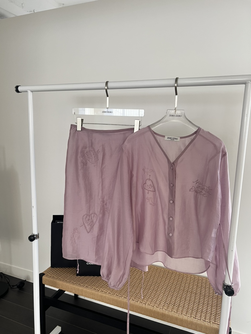 ZEROZERO韓國直郵實拍女裝新款26春夏人氣熱賣襯衫蕾絲衫ZEROZERO襯衫/蕾絲衫