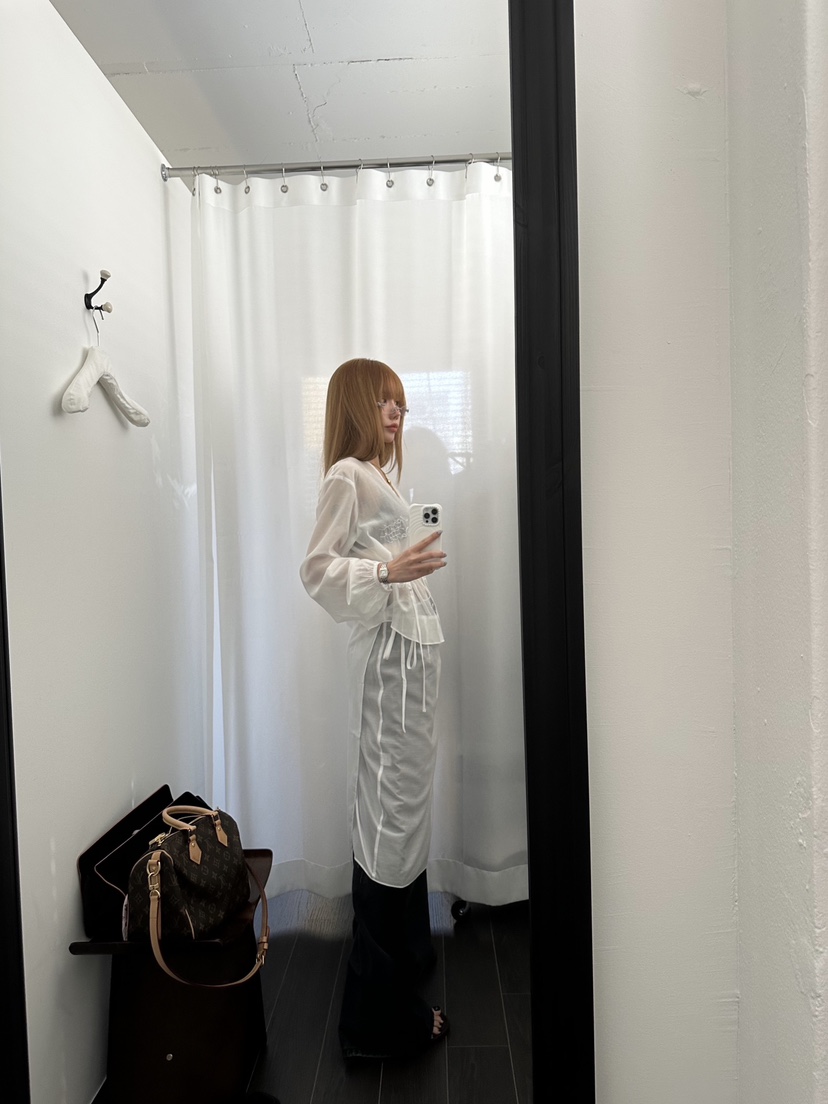 ZEROZERO韓國直郵實拍女裝新款26春夏人氣熱賣襯衫蕾絲衫ZEROZERO襯衫/蕾絲衫