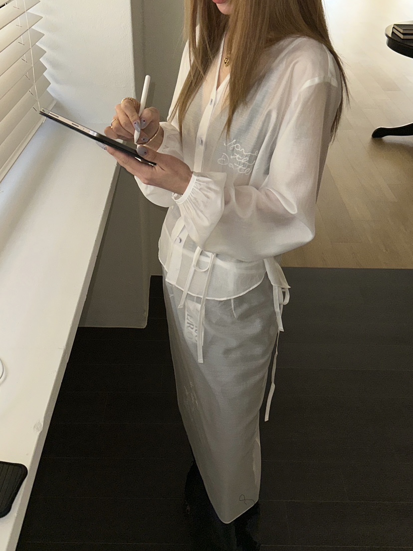 ZEROZERO韓國直郵實拍女裝新款26春夏人氣熱賣襯衫蕾絲衫ZEROZERO襯衫/蕾絲衫