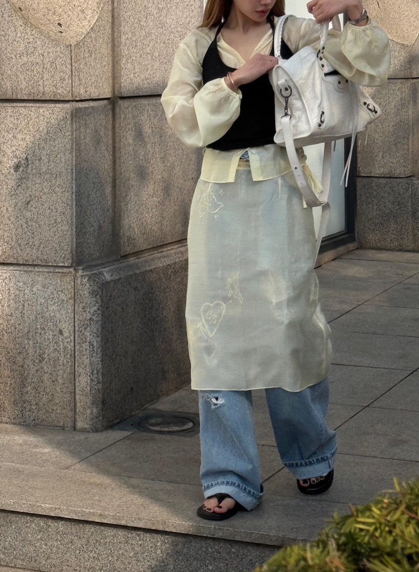 ZEROZERO韓國直郵實拍女裝新款26春夏人氣熱賣襯衫蕾絲衫ZEROZERO襯衫/蕾絲衫