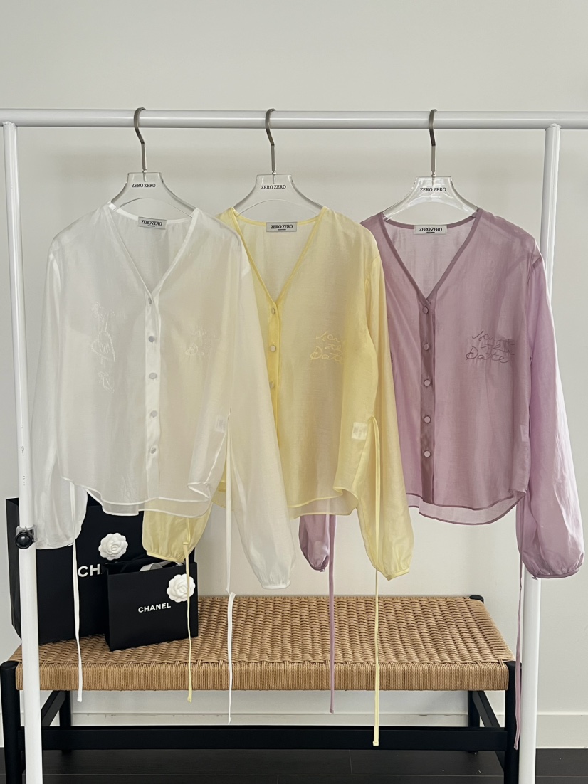 ZEROZERO韓國直郵實拍女裝新款26春夏人氣熱賣襯衫蕾絲衫ZEROZERO襯衫/蕾絲衫