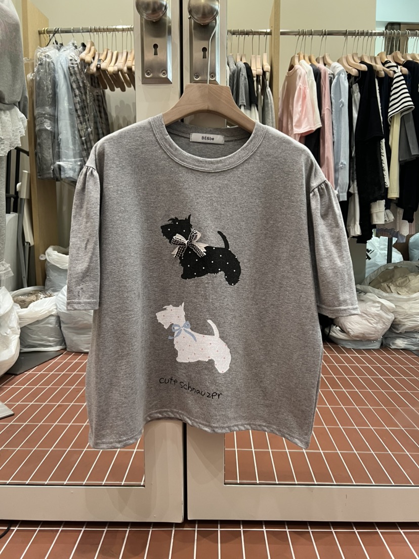 BE&amp;BE韓國東大門代購女裝新品26春夏熱賣時尚推薦T恤BE&beT恤圖色1