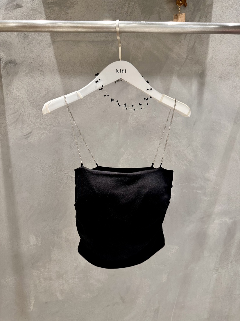 KIFF韓國代購女裝新款推薦熱賣職業26春夏休閑吊帶背心褶皺KIFF吊帶/背心