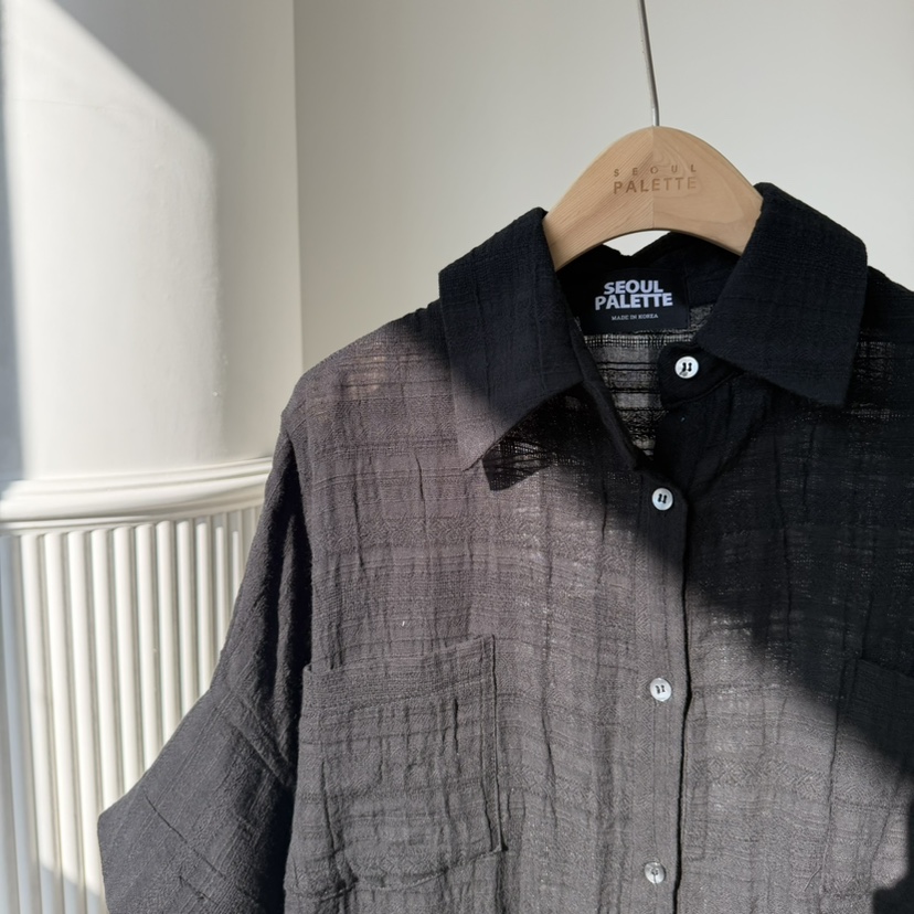 PALETTE-Q韓國東大門直郵女裝新品休閑職業人氣襯衫蕾絲衫PALETTE-Q襯衫/蕾絲衫