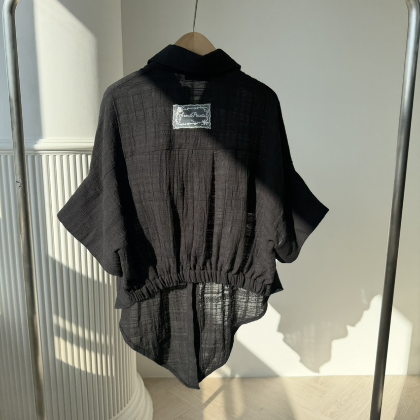 PALETTE-Q韓國東大門直郵女裝新品休閑職業人氣襯衫蕾絲衫PALETTE-Q襯衫/蕾絲衫