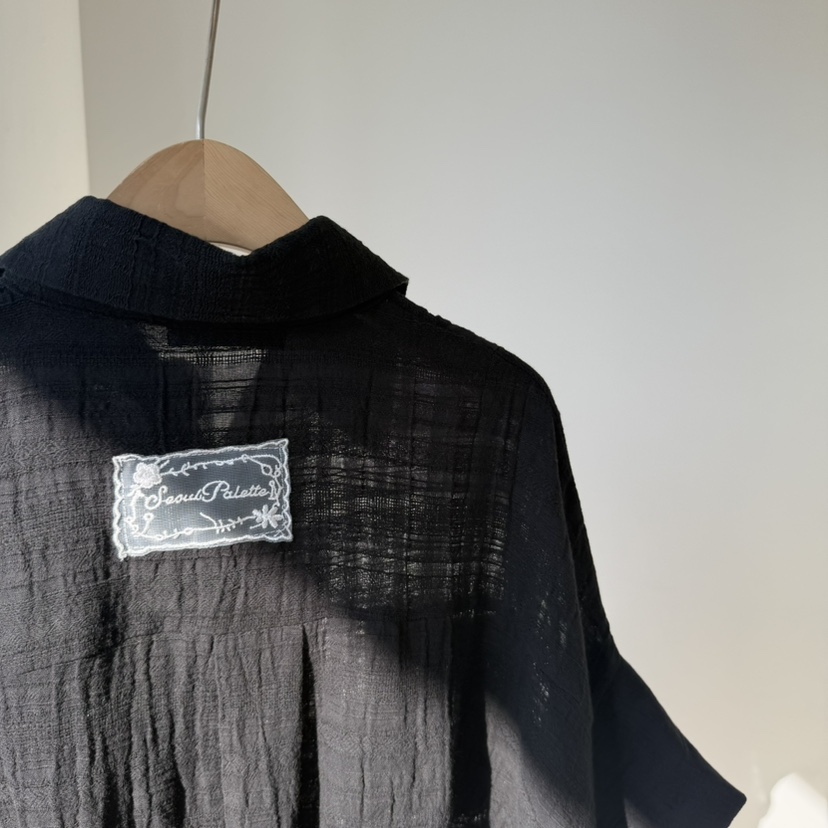 PALETTE-Q韓國東大門直郵女裝新品休閑職業人氣襯衫蕾絲衫PALETTE-Q襯衫/蕾絲衫