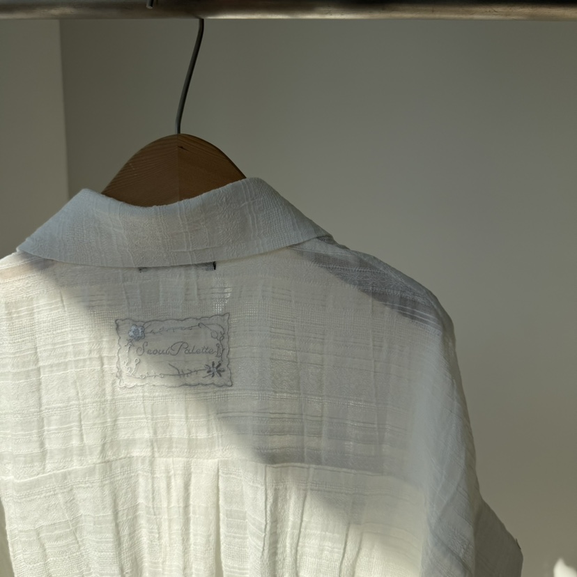 PALETTE-Q韓國東大門直郵女裝新品休閑職業人氣襯衫蕾絲衫PALETTE-Q襯衫/蕾絲衫