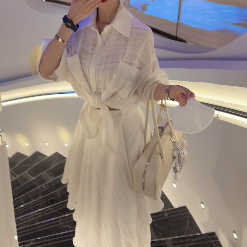 PALETTE-Q韓國東大門直郵女裝新品休閑職業人氣襯衫蕾絲衫PALETTE-Q襯衫/蕾絲衫