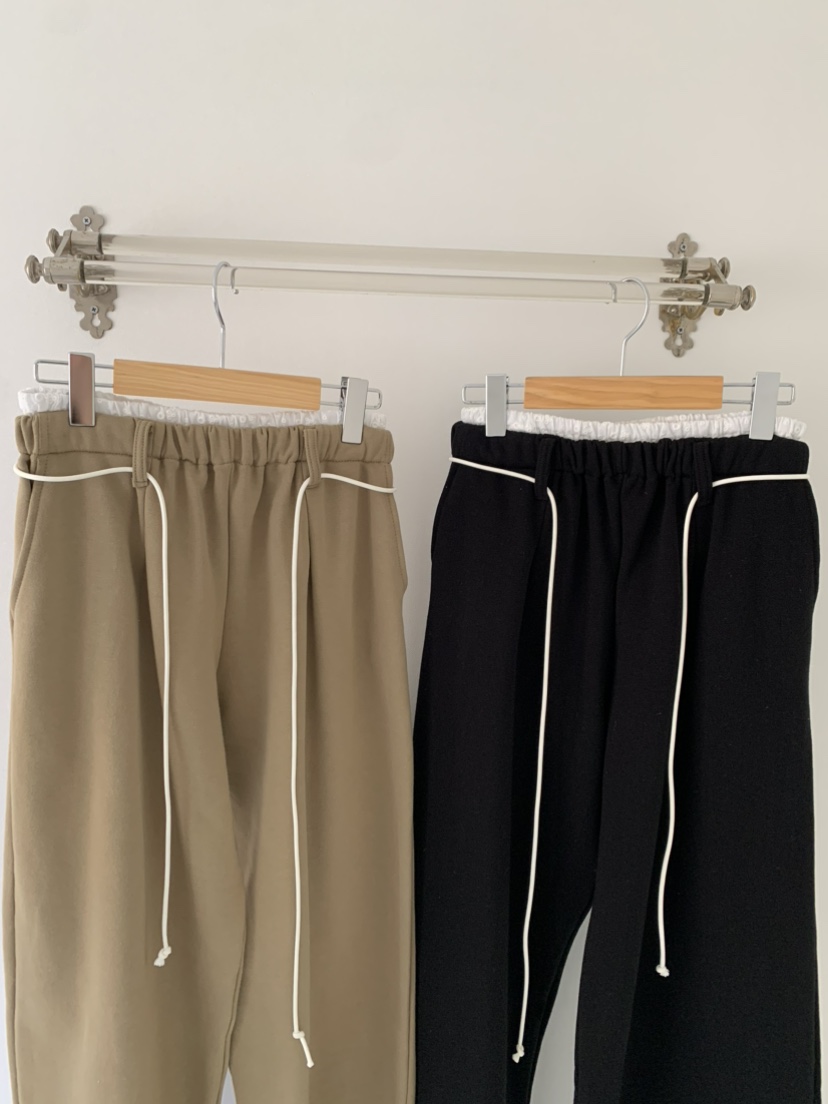 BETONE韓國東大門代購女裝新款時尚推薦熱賣休閑褲含腰繩BETONE休閑褲