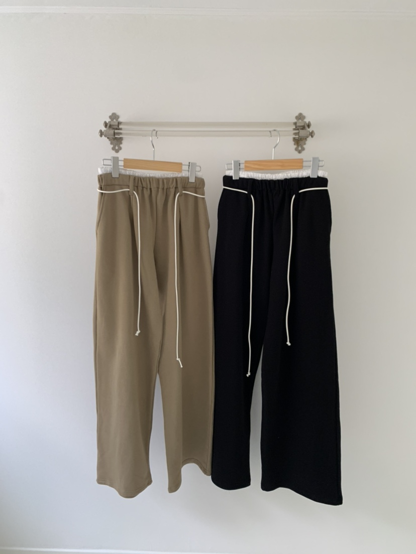 BETONE韓國東大門代購女裝新款時尚推薦熱賣休閑褲含腰繩BETONE休閑褲