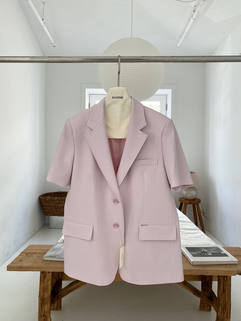 BOHEME韓國東大門直郵女士新品人氣26春夏休閑職業推薦夾克BOHEME夾克圖色1