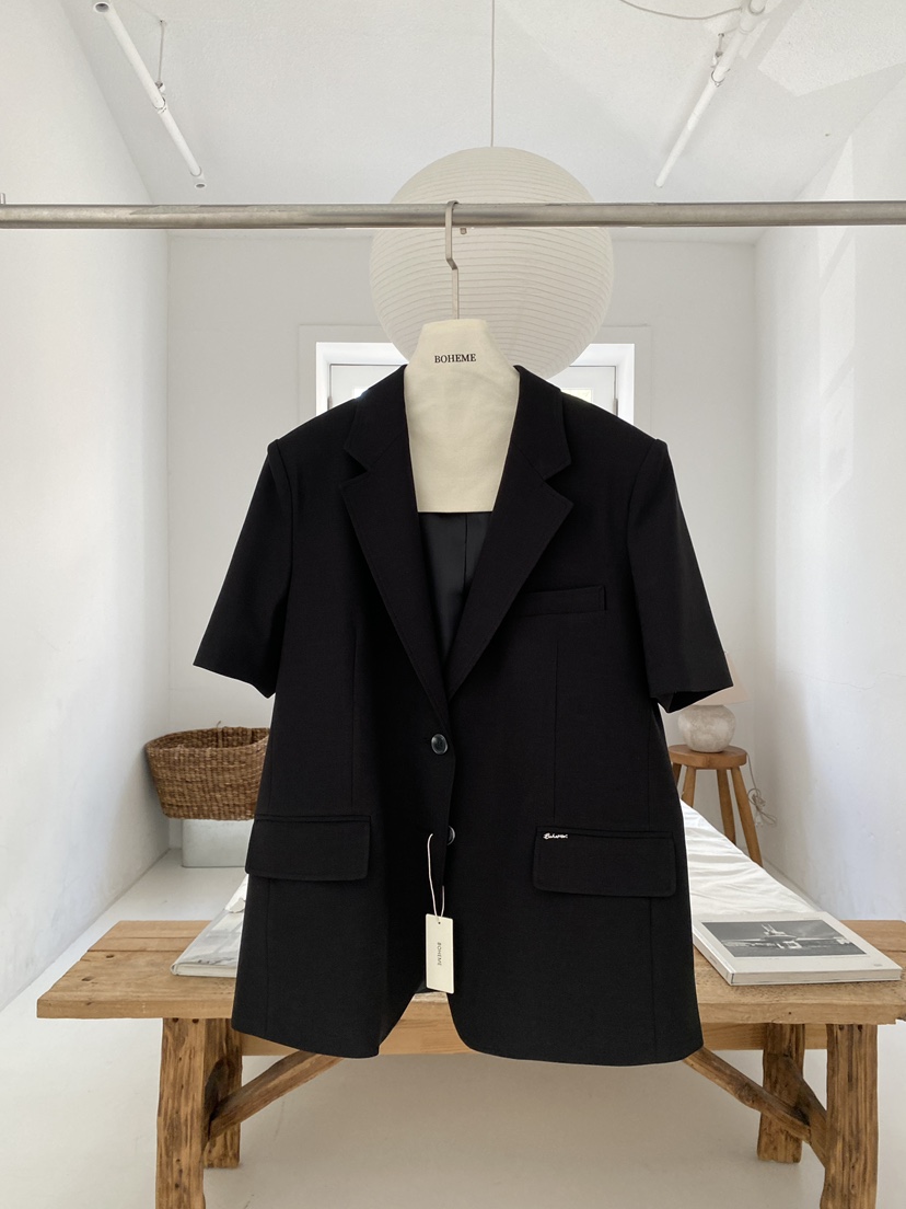 BOHEME韓國東大門直郵女士新品人氣26春夏休閑職業推薦夾克BOHEME夾克圖色4