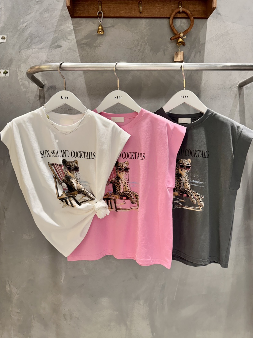 KIFF韓國直郵實拍女士新品熱賣時尚人氣推薦吊帶背心豹紋KIFF吊帶/背心