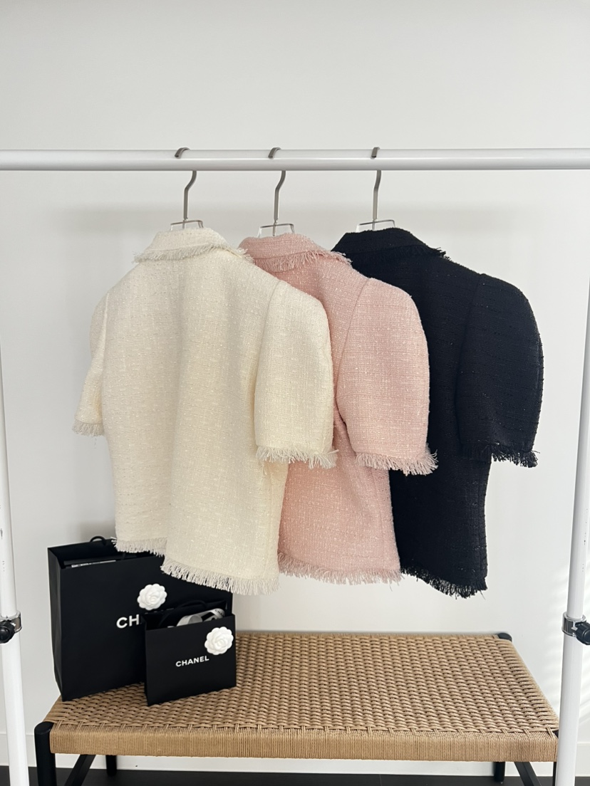 ZEROZERO韓國直郵實拍女士新品人氣時尚26春夏夾克粗花呢流蘇ZEROZERO夾克