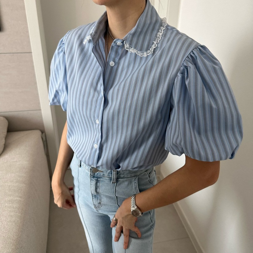 SOUIT韓國直郵實拍女裝新品推薦26春夏休閑時尚襯衫蕾絲衫SOUIT by mabel-L襯衫/蕾絲衫