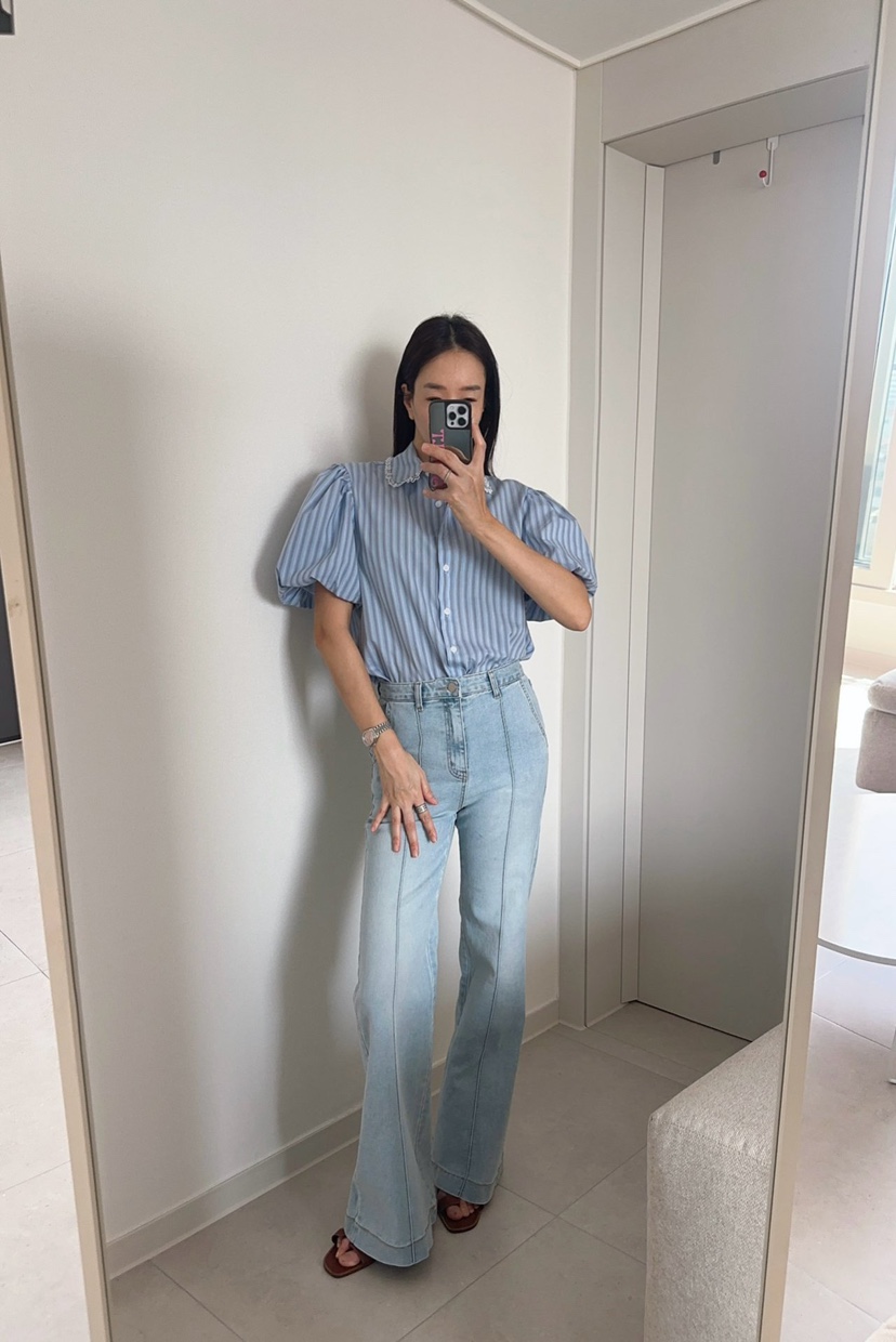 SOUIT韓國直郵實拍女裝新品推薦26春夏休閑時尚襯衫蕾絲衫SOUIT by mabel-L襯衫/蕾絲衫