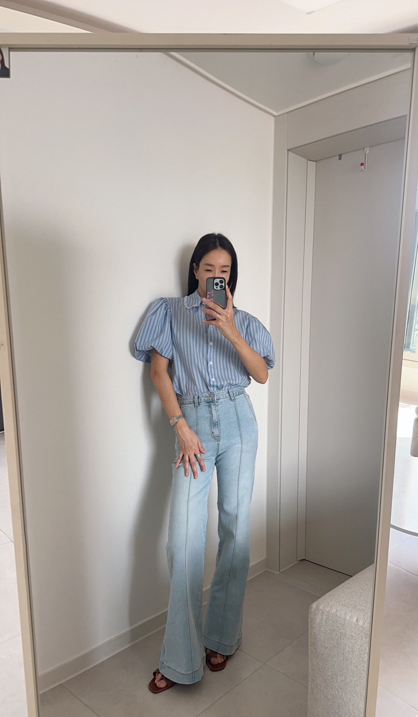 SOUIT韓國直郵實拍女裝新品推薦26春夏休閑時尚襯衫蕾絲衫SOUIT by mabel-L襯衫/蕾絲衫