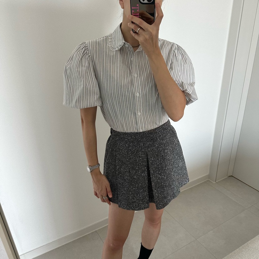 SOUIT韓國直郵實拍女裝新品推薦26春夏休閑時尚襯衫蕾絲衫SOUIT by mabel-L襯衫/蕾絲衫