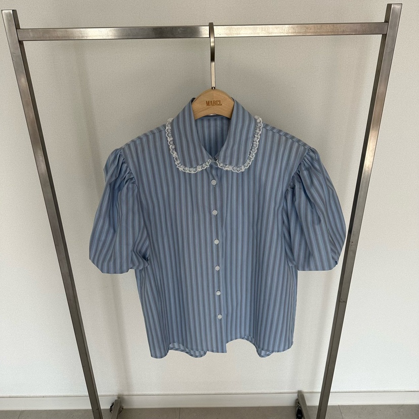 SOUIT韓國直郵實拍女裝新品推薦26春夏休閑時尚襯衫蕾絲衫SOUIT by mabel-L襯衫/蕾絲衫圖色2