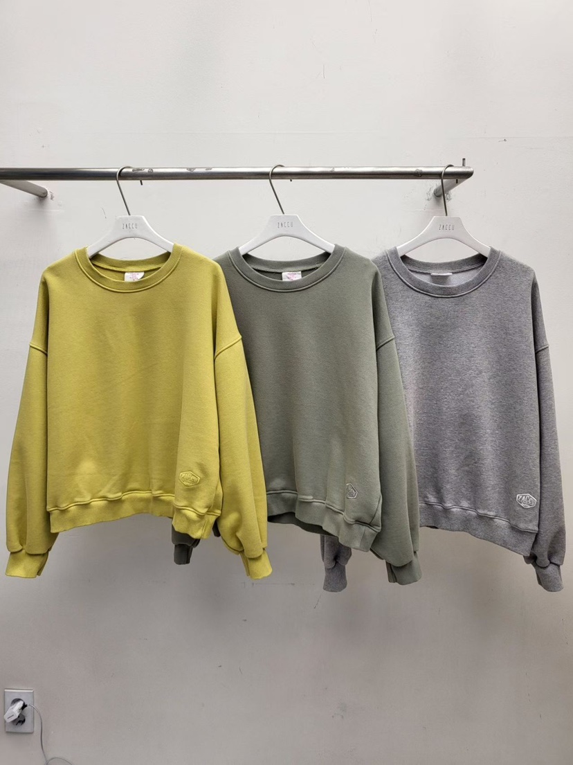 ZACCU韓國直郵女裝新款時尚推薦熱賣26春夏休閑職業衛衣刺繡ZACCU衛衣