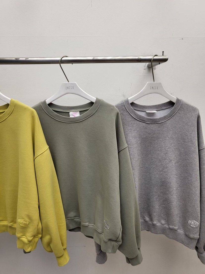 ZACCU韓國直郵女裝新款時尚推薦熱賣26春夏休閑職業衛衣刺繡ZACCU衛衣