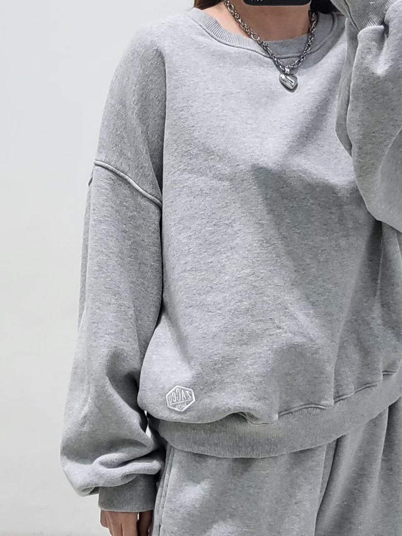 ZACCU韓國直郵女裝新款時尚推薦熱賣26春夏休閑職業衛衣刺繡ZACCU衛衣