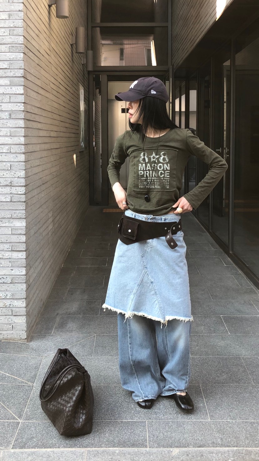 OVER RICH韓國東大門直郵女裝新品時尚推薦26春夏長袖T恤OVER RICH長袖T恤