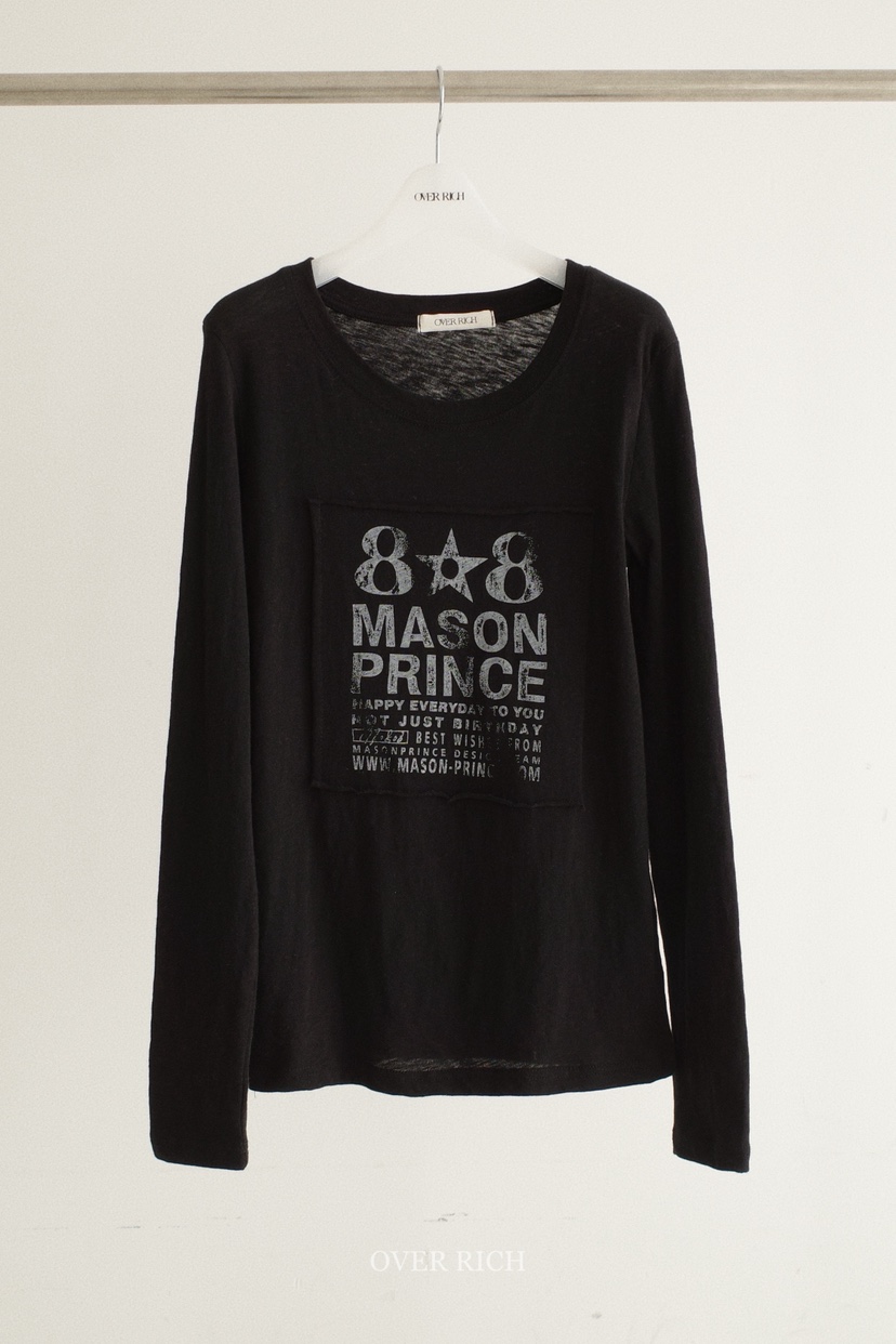 OVER RICH韓國東大門直郵女裝新品時尚推薦26春夏長袖T恤OVER RICH長袖T恤圖色5