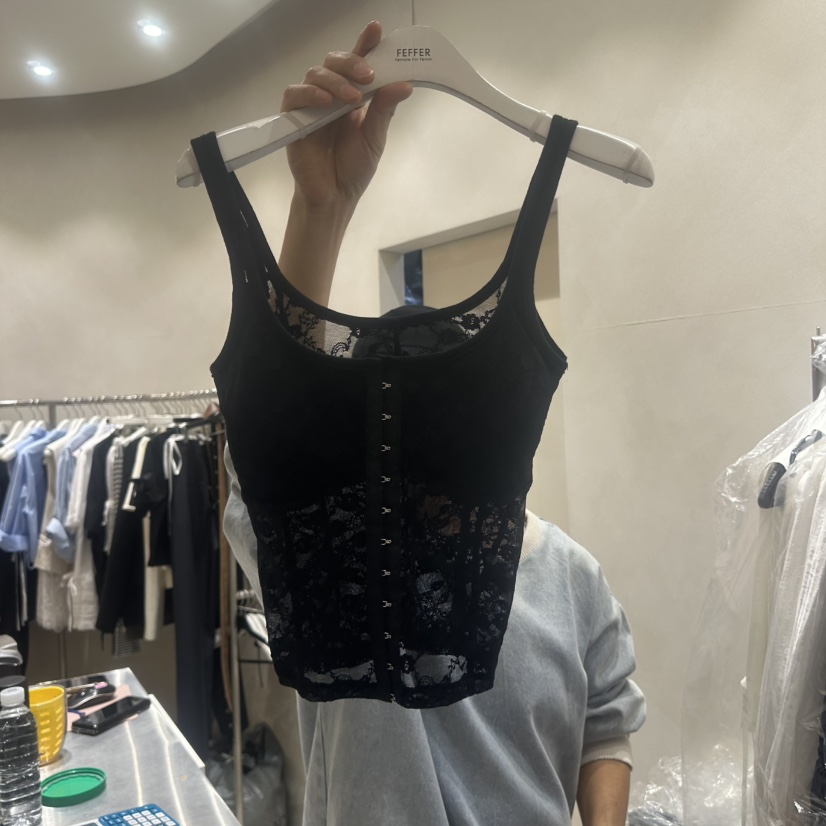 FEFFER韓國東大門代購女裝新品時尚26春夏人氣熱賣吊帶背心FEFFER吊帶/背心圖色2