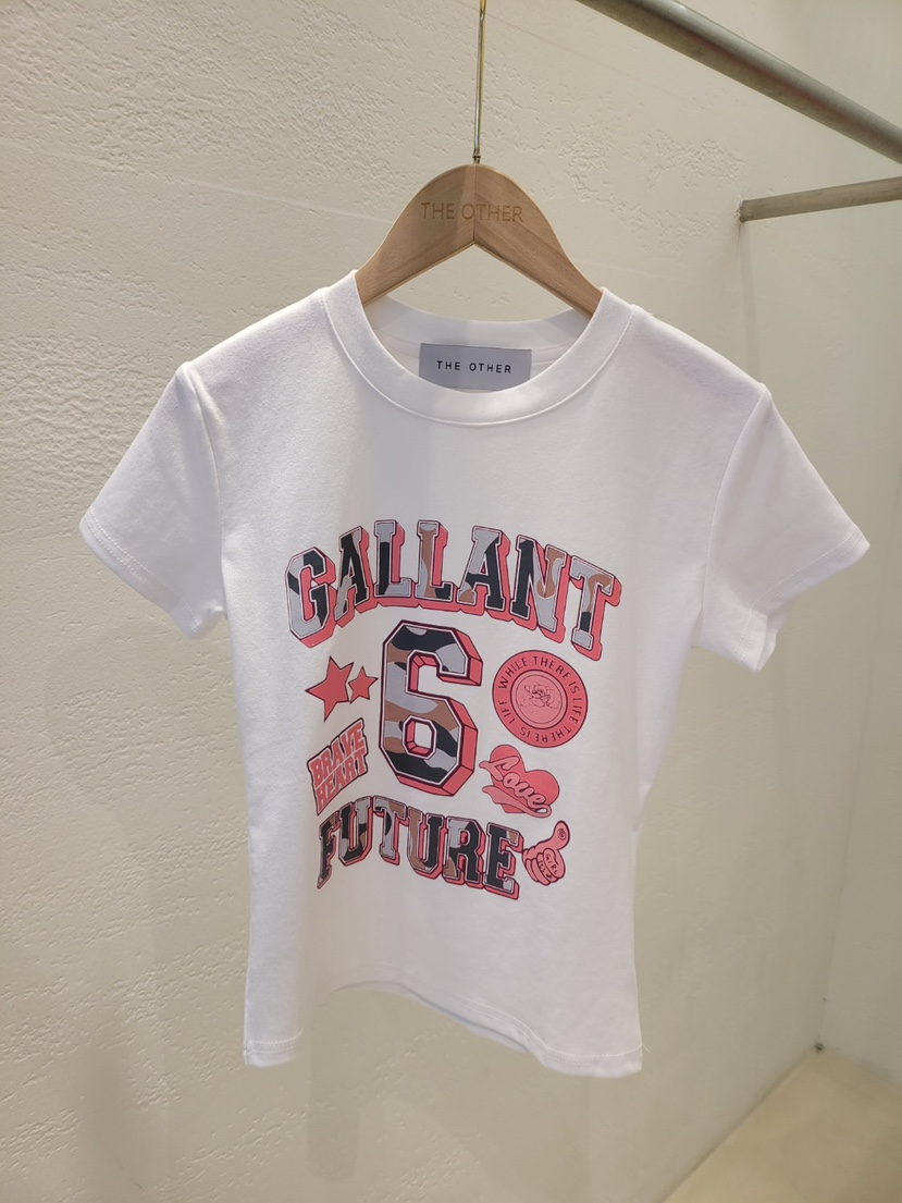 THE OTHER韓國代購女裝新款推薦休閑人氣26春夏時尚熱賣T恤THE OTHERT恤圖色1