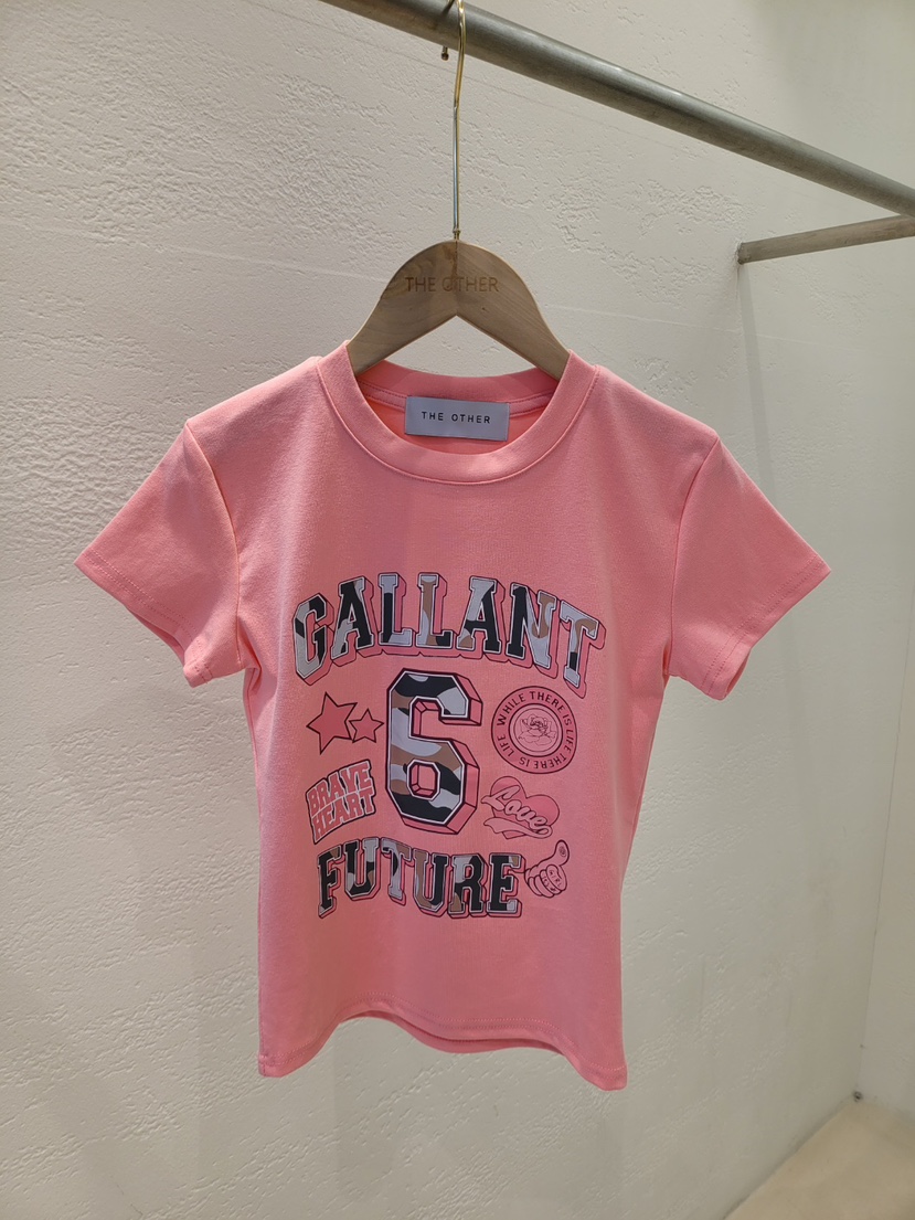 THE OTHER韓國代購女裝新款推薦休閑人氣26春夏時尚熱賣T恤THE OTHERT恤圖色2