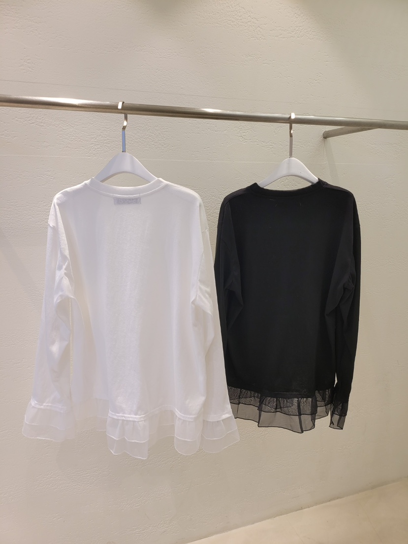 THE OTHER韓國代購女士新品26春夏熱賣人氣推薦長袖T恤褶皺THE OTHER長袖T恤