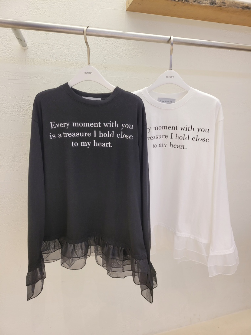 THE OTHER韓國代購女士新品26春夏熱賣人氣推薦長袖T恤褶皺THE OTHER長袖T恤