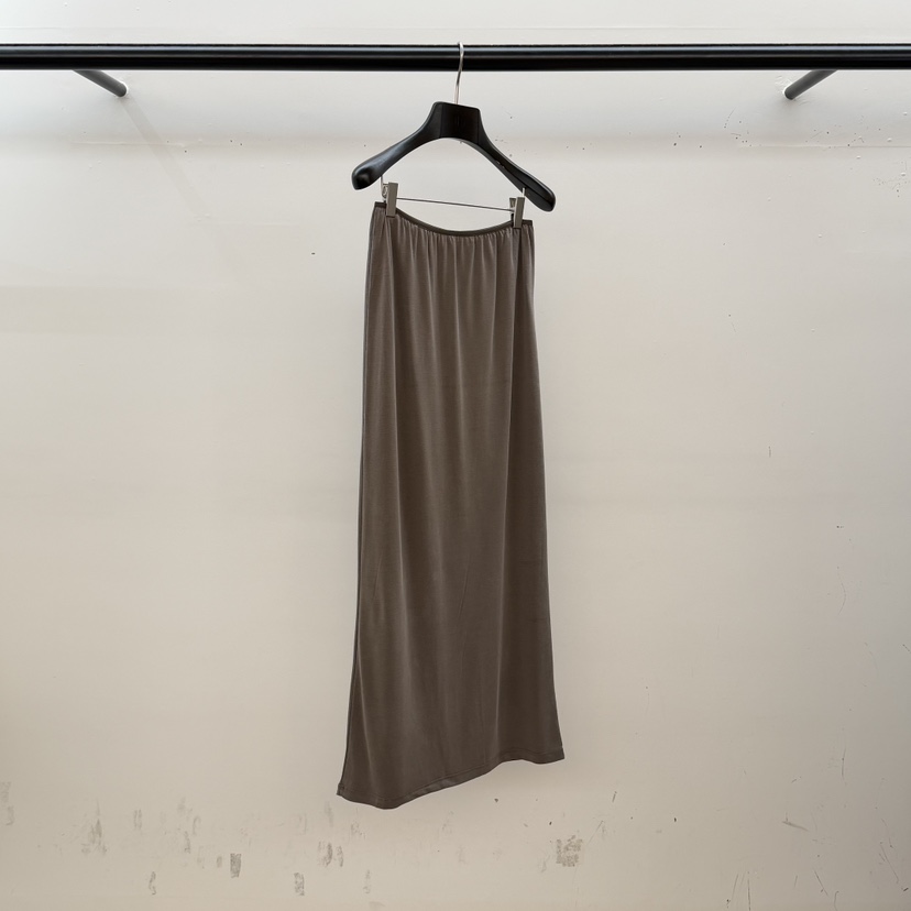 ID韓國直郵實拍女裝新品26春夏時尚推薦人氣休閑熱賣長裙ID長裙圖色2棕色