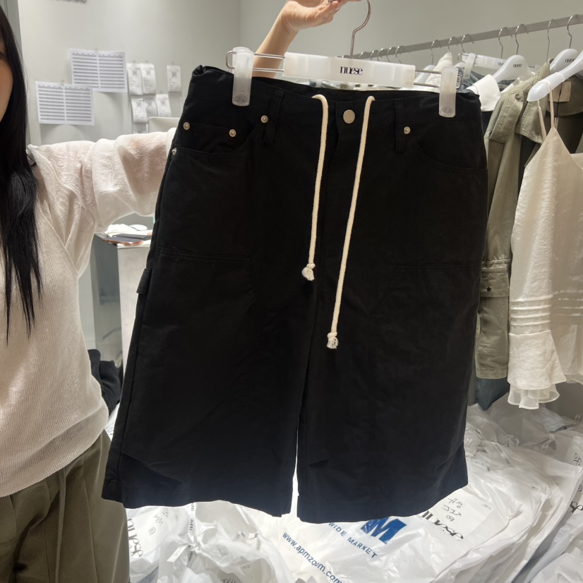 NUESE韓國代購女裝新品人氣時尚推薦熱賣26春夏職業休閑短褲NUESE短褲圖色3