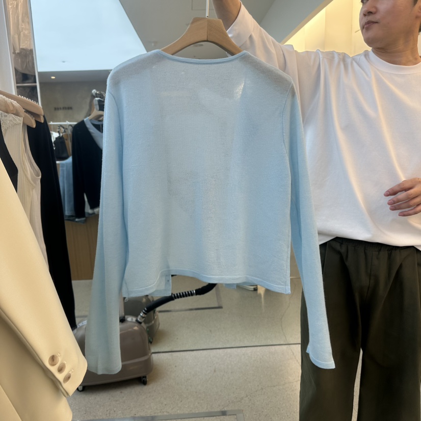 JUJU韓國直郵實拍女裝新品推薦職業時尚休閑人氣26春夏針織衫JUJU針織衫