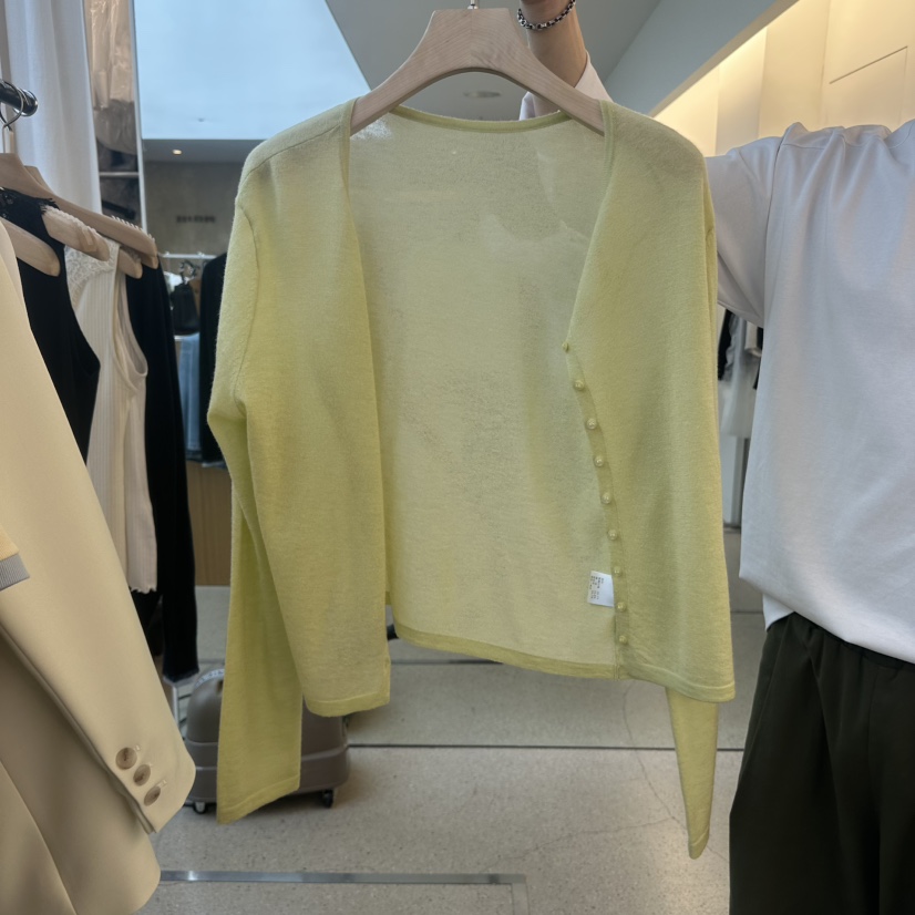 JUJU韓國直郵實拍女裝新品推薦職業時尚休閑人氣26春夏針織衫JUJU針織衫圖色1