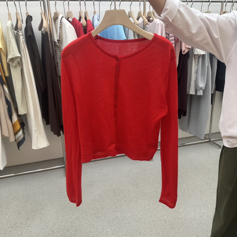 JUJU韓國直郵實拍女裝新品推薦職業時尚休閑人氣26春夏針織衫JUJU針織衫圖色3