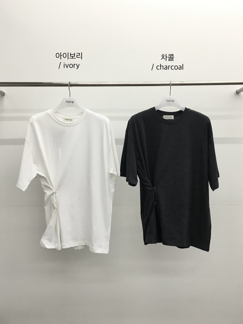 HEMP-P韓國直郵女士新款休閑人氣26春夏熱賣時尚推薦T恤hempT恤