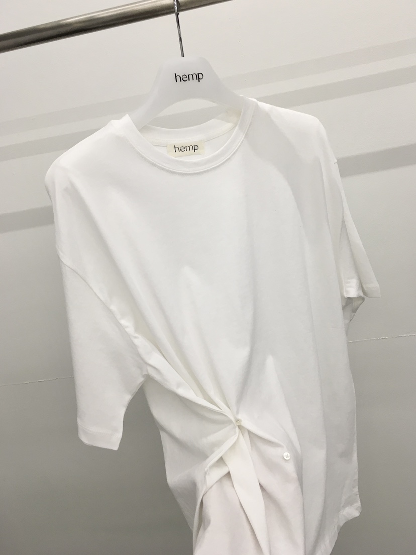 HEMP-P韓國直郵女士新款休閑人氣26春夏熱賣時尚推薦T恤hempT恤