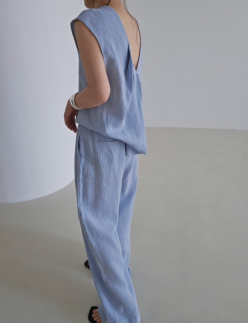 J SHOP韓國東大門代購女士新款推薦熱賣時尚吊帶背心亞麻J_SHOP吊帶/背心