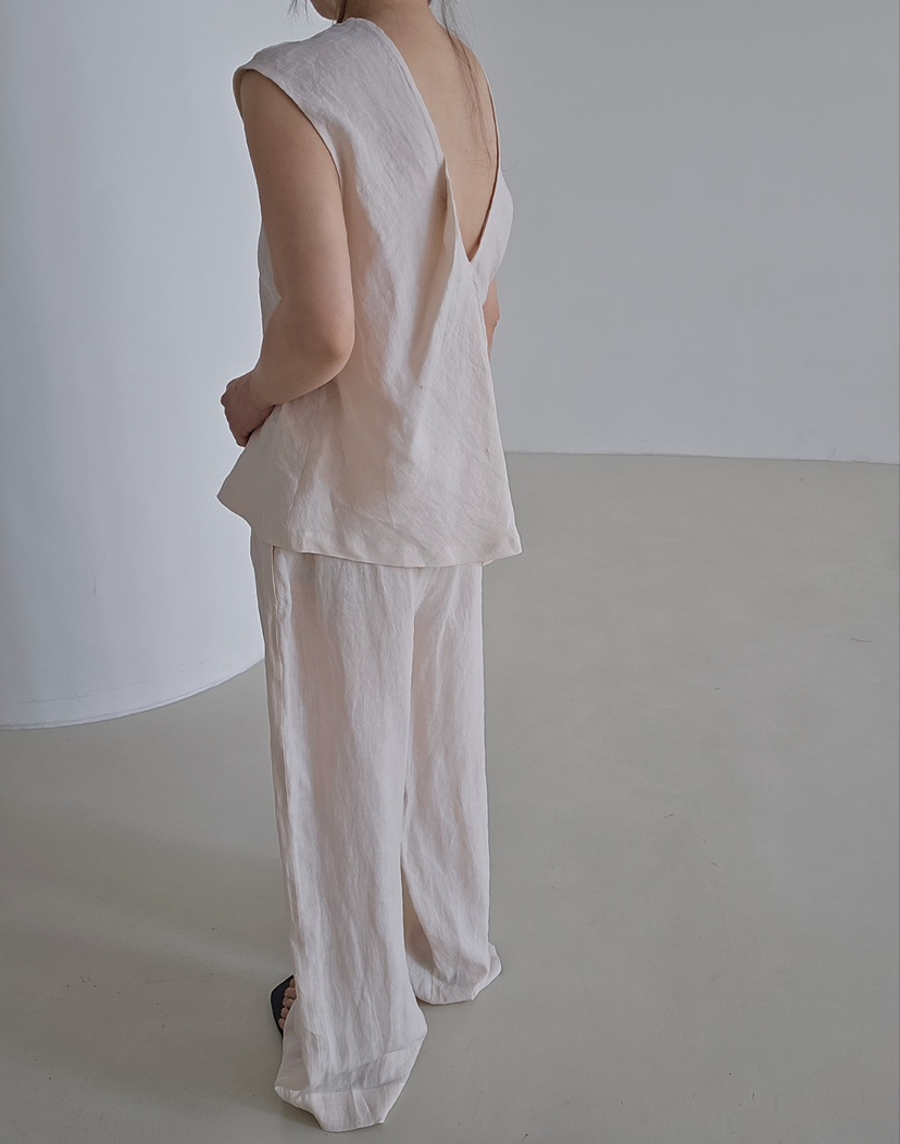 J SHOP韓國東大門代購女士新款推薦熱賣時尚吊帶背心亞麻J_SHOP吊帶/背心