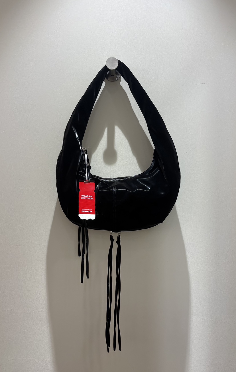 MUSHROOM-A韓國東大門代購女士新品時尚26春夏單肩斜跨包拉鏈MUSHROOM單肩/斜跨包圖色1