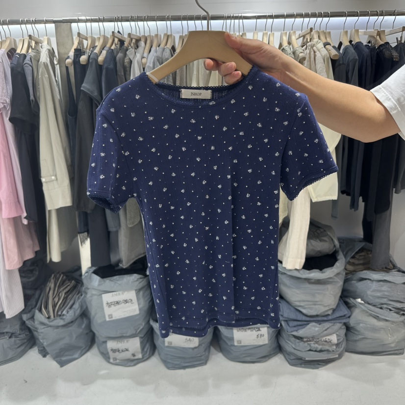 J SHOP韓國東大門代購女士新品職業推薦休閑人氣熱賣T恤J_SHOPT恤圖色2