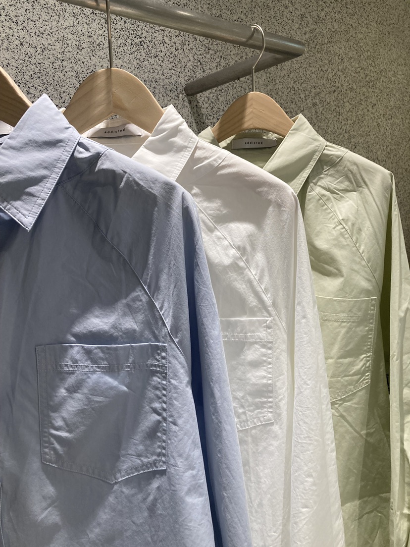 ADDICTED韓國東大門代購女裝新款熱賣26春夏襯衫蕾絲衫插肩袖ADDICTED襯衫/蕾絲衫