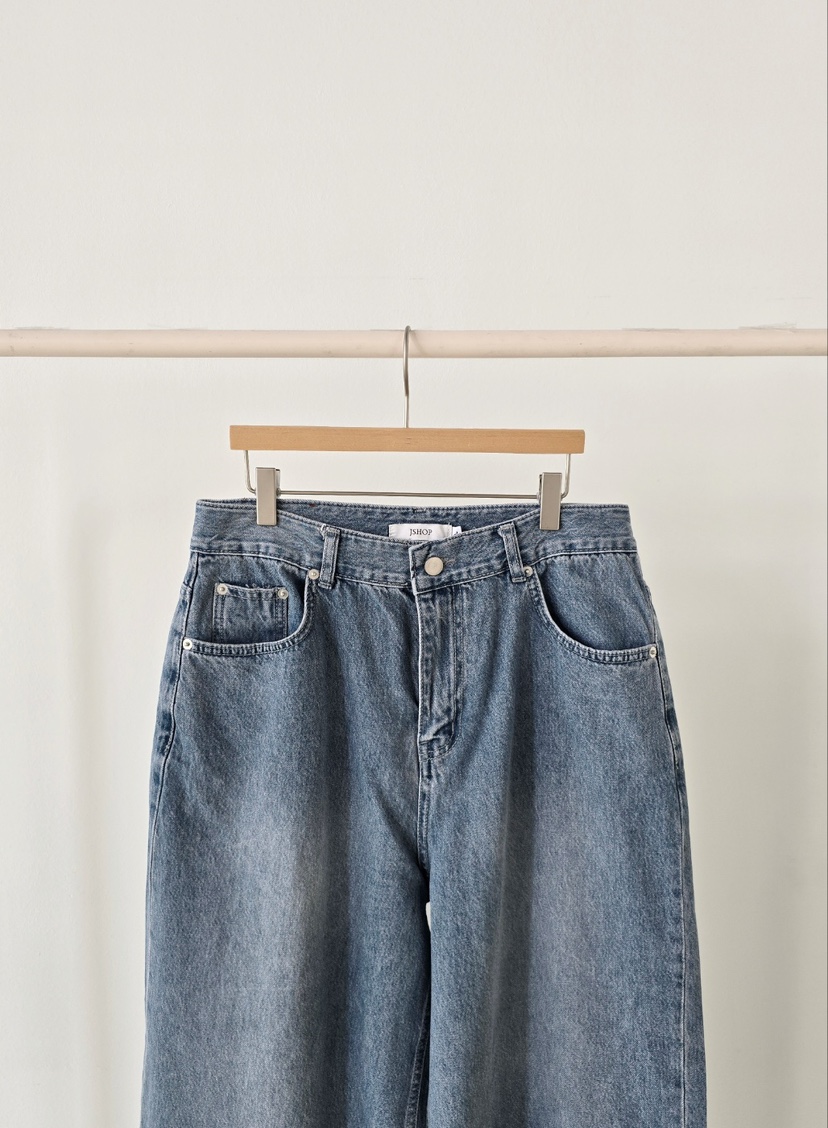 J SHOP韓國代購女士新品休閑時尚熱賣人氣26春夏推薦牛仔褲J_SHOP牛仔褲