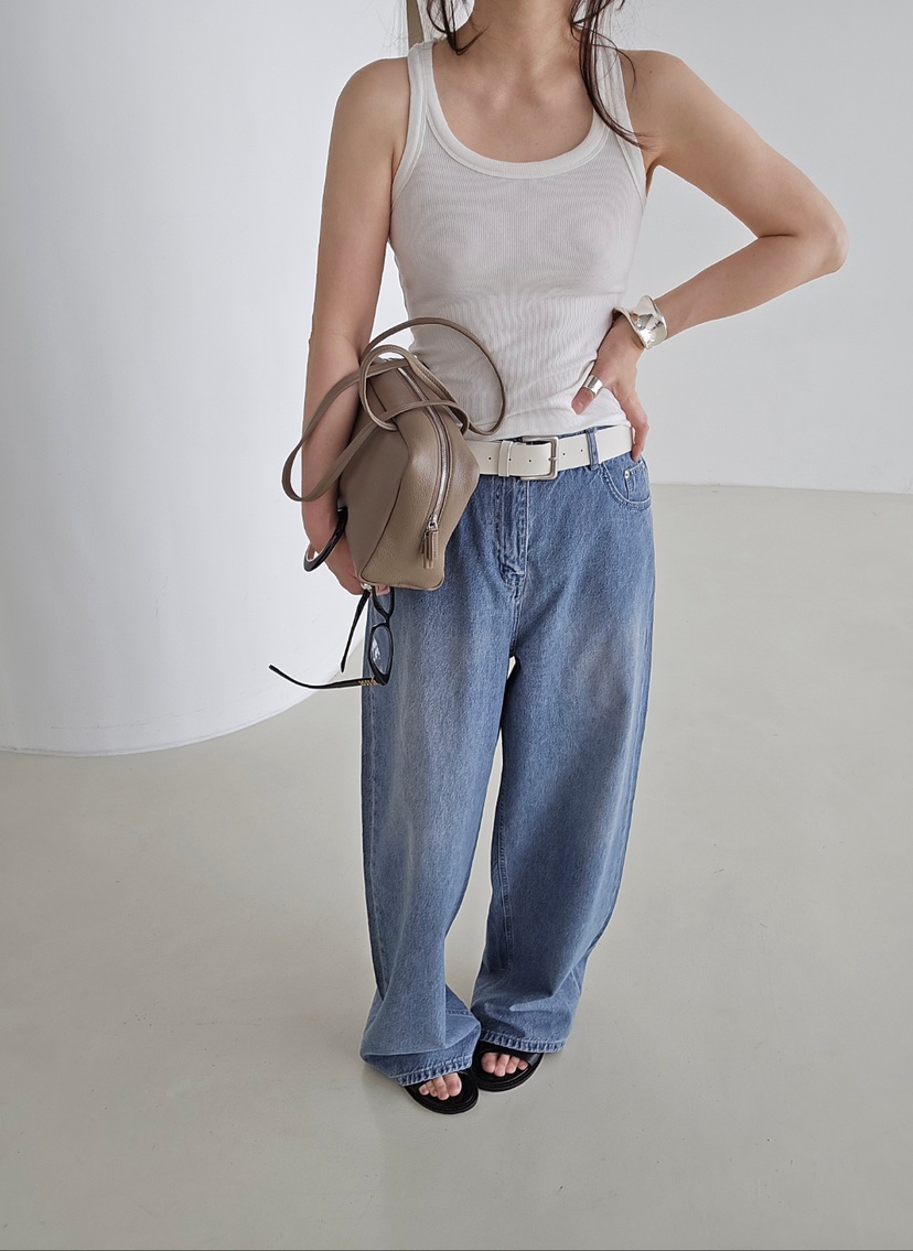 J SHOP韓國代購女士新品休閑時尚熱賣人氣26春夏推薦牛仔褲J_SHOP牛仔褲