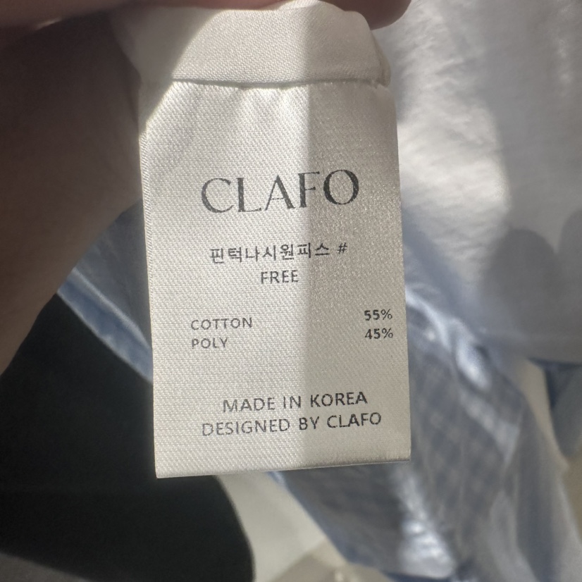 CLAFO韓國直郵女裝新款人氣26春夏休閑熱賣推薦連衣裙褶裥CLAFO連衣裙